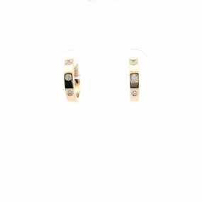 Diamond Hoop Earrings