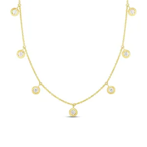 Diamonds by the Inch 7-Station Drop Necklace