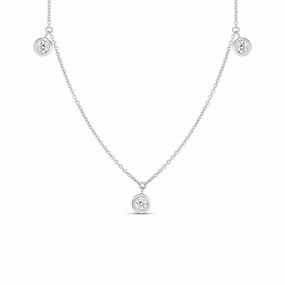 Diamonds by the Inch 3-Station Drop Necklace