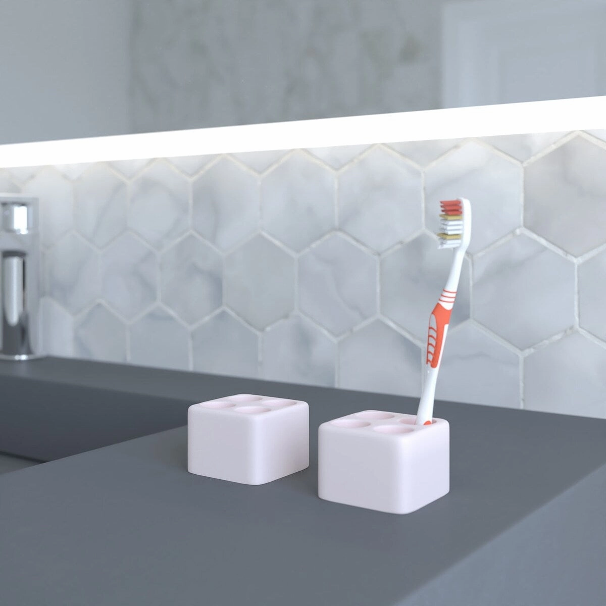 Diatomite Quick-Dry Stone Toothbrush Holder
