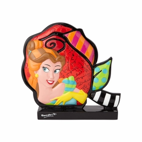 Disney Belle Rose Figurine by Romero Britto Decorative Mirror,Home Decor Mirror