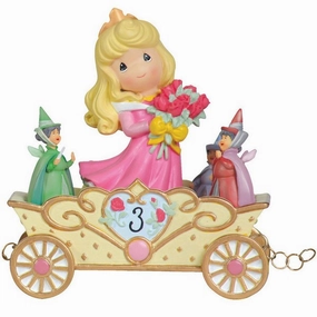Disney Birthday Parade Now You're Three, A Beauty You'll Always And Forever Be, Age 3, Figurine Decorative Mirror,Home Decor Mirror