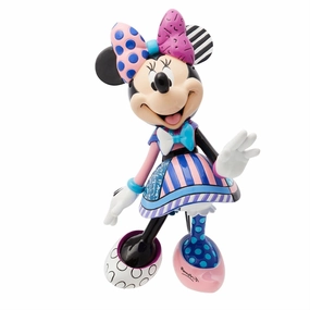 Disney Britto 8" Minnie Mouse Figurine Decorative Mirror,Home Decor Mirror