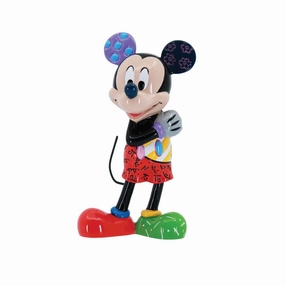 Disney Britto Mickey Mouse 3.25" Mini Figurine Decorative Mirror,Home Decor Mirror