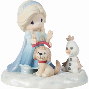 Disney Frozen Make Your Own Magic Elsa Dressing Dog As Sven Figurine Decorative Mirror,Home Decor Mirror