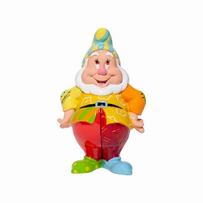 Disney Happy from Snow White and the Seven Dwarfs Mini Figurine by Romero Britto Decorative Mirror,Home Decor Mirror