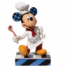 Disney Jim Shore Chef Mickey Bon Apptit Figurine Decorative Mirror,Home Decor Mirror