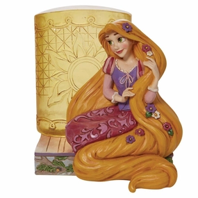 Disney Jim Shore Tangled Rapunzel with Lantern Figurine Decorative Mirror,Home Decor Mirror