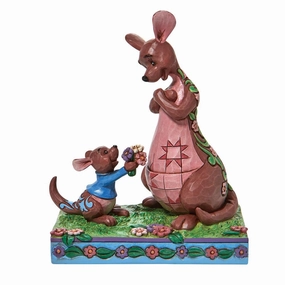 Disney Jim Shore Winnie The Pooh Collection Roo Giving Kanga Flowers Figurine "The Sweetest Gift" Decorative Mirror,Home Decor Mirror