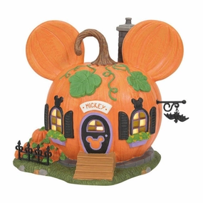 Disney Pumpkintown Mickey's Light Up House by Department56 Decorative Mirror,Home Decor Mirror