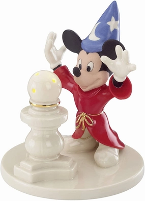Disney's Mickey Sorcerer Lit Figurine by Lenox Decorative Mirror,Home Decor Mirror