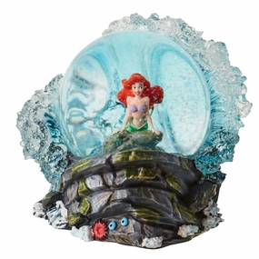 Disney Showcase The Little Mermaid Princess Ariel Glass Water Globe Decorative Mirror,Home Decor Mirror