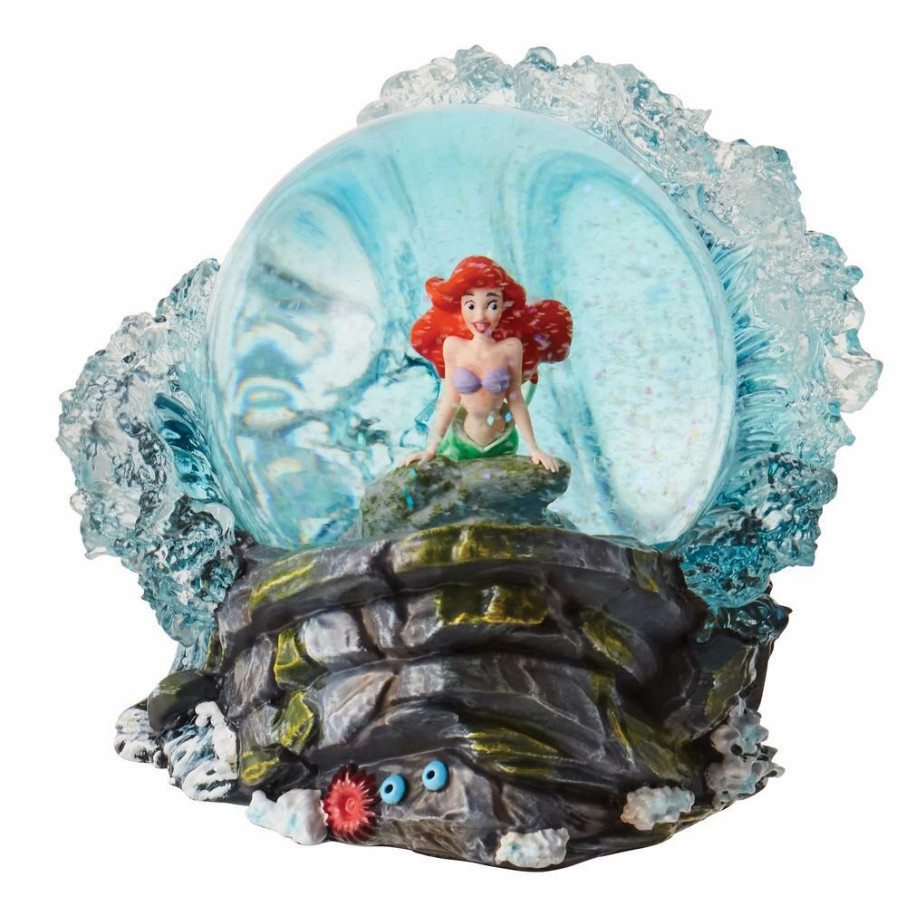 Disney Showcase The Little Mermaid Princess Ariel Glass Water Globe Decorative Mirror,Home Decor Mirror