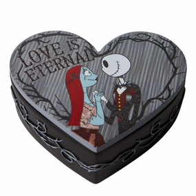 Disney Showcase The Nightmare Before Christmas Jack and Sally Trinket Box Love is Eternal Decorative Mirror,Home Decor Mirror