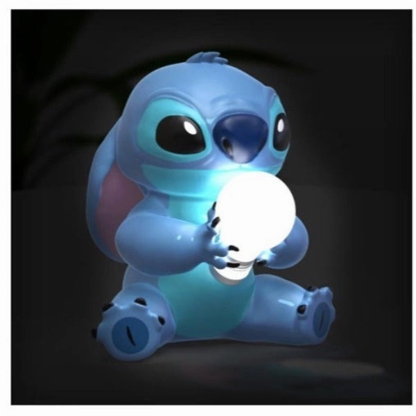 Disney Stitch Figurine Holding Light Bulb Decorative Mirror,Home Decor Mirror