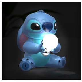 Disney Stitch Figurine Holding Light Bulb Decorative Mirror,Home Decor Mirror