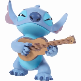 Disney Stitch with Guitar My Ohana Song Mini Figurine Decorative Mirror,Home Decor Mirror