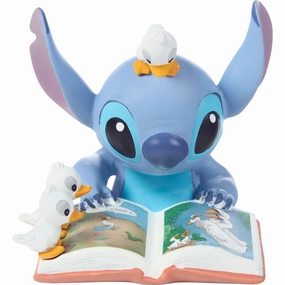 Disney Stitch with Storybook I'm Lost Mini Figurine Decorative Mirror,Home Decor Mirror