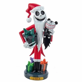 Disney The Nightmare Before Christmas Jack Skellington Sandy Santa Claws with Scary Teddy Vampire 10" Nutcracker Decorative Mirror,Home Decor Mirror