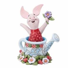 Disney Traditions Piglet in Watering Can Figurine Decorative Mirror,Home Decor Mirror