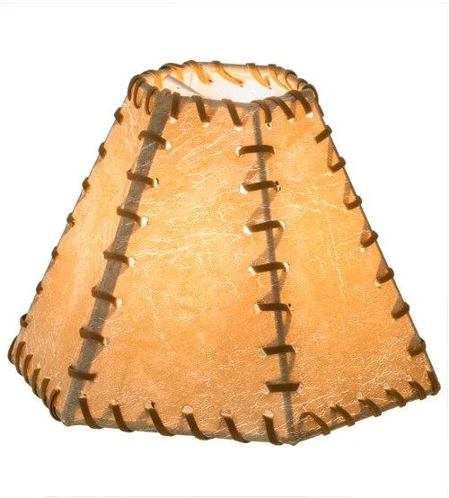 Distressed Faux Leather Lamp Shade 7" laundry hamper, dirty clothes basket