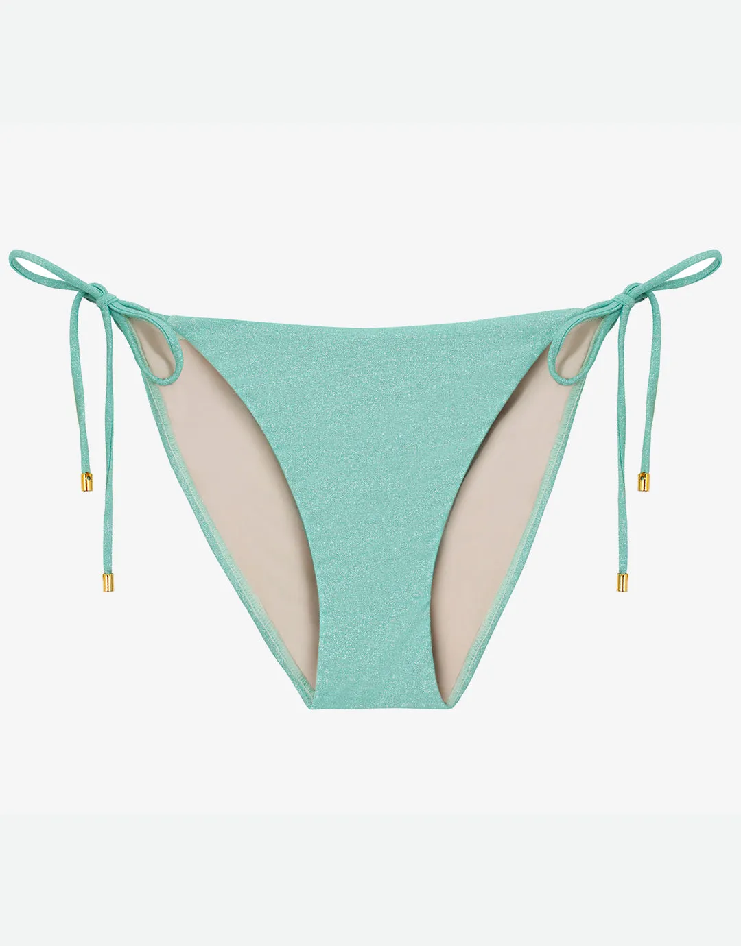 Divine Tie Side Full Bikini Pant - Aqua