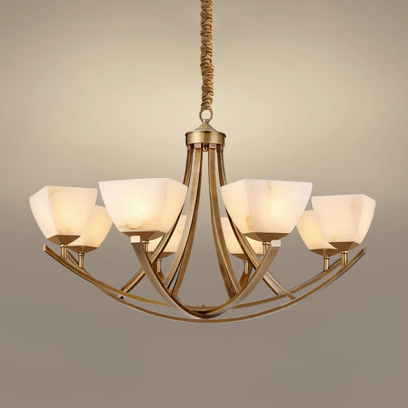 Dover Brass Chandelier