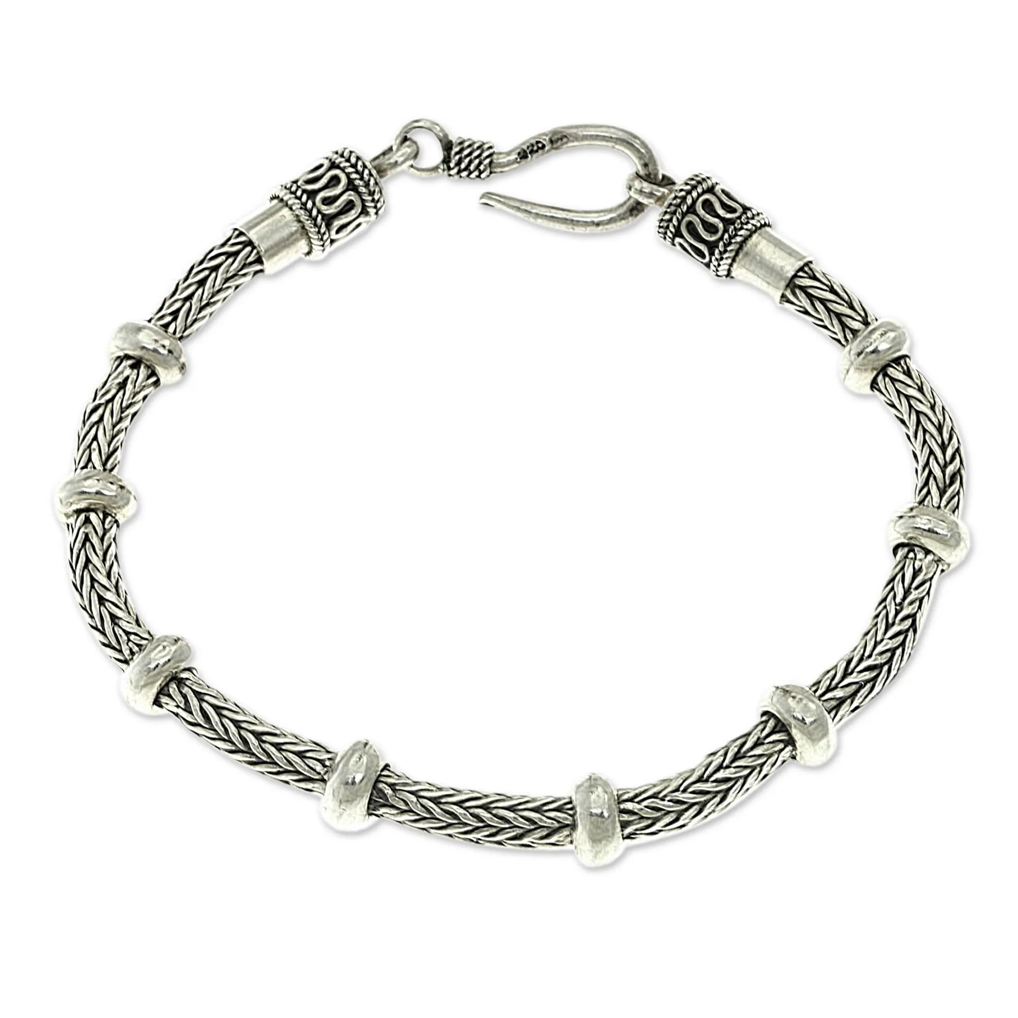 Dragon Valor Sterling Silver Bracelet