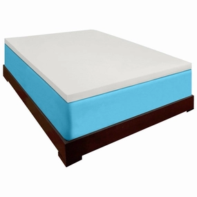 DreamDNA 2-inch 4-pound Density Memory Foam Mattress Topper mattress pads,mattress topper,bed protection
