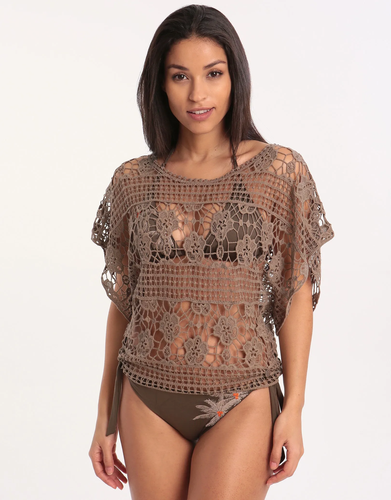 Dreamland Denver Top - Khaki