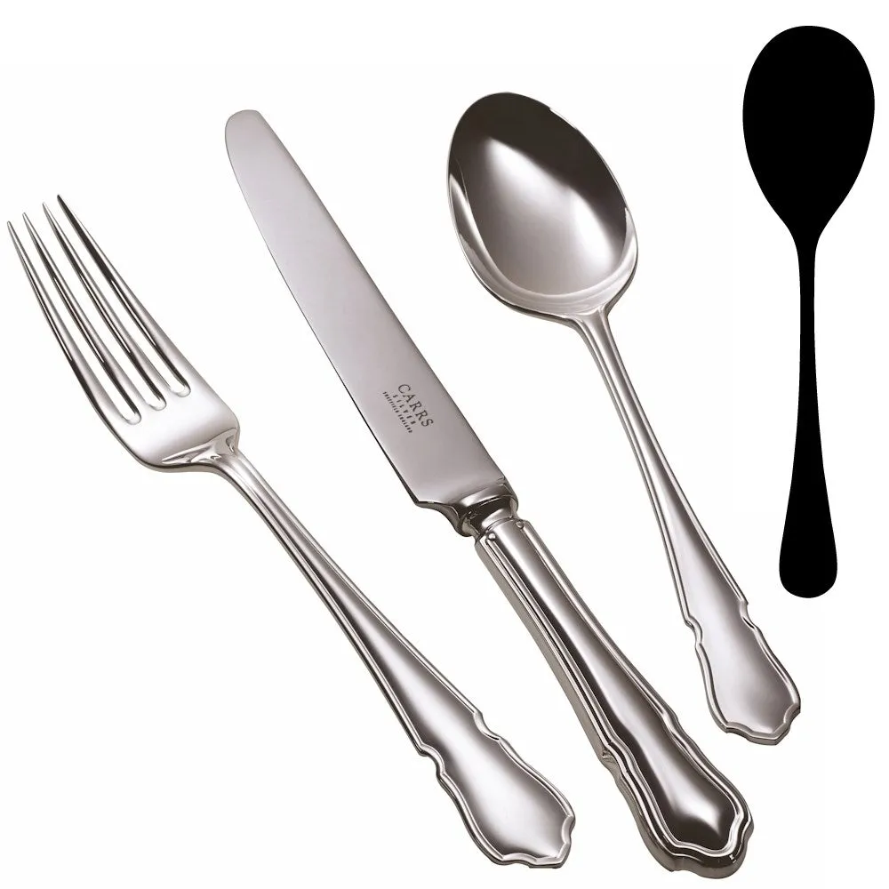 Dubarry Salad serving spoon, Silver Plate napkin rings, dining placemats