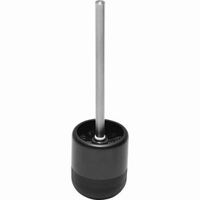 Dublin Freestanding Toilet Brush and Holder Set Black Toilet Brush,Bathroom Cleaner
