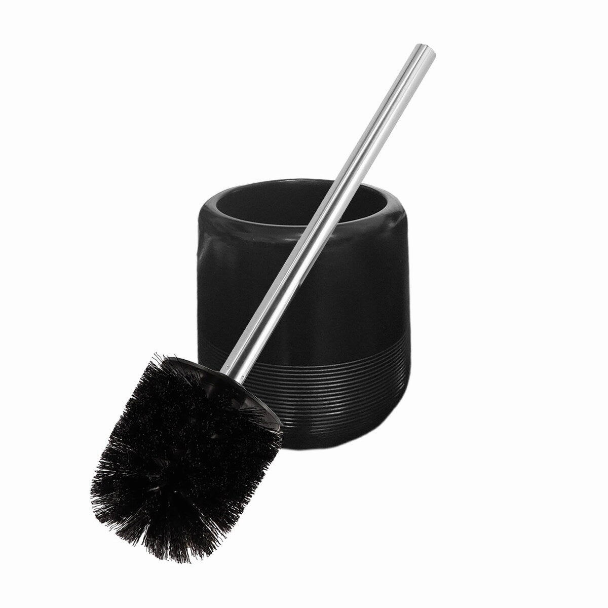 Dublin Freestanding Toilet Brush and Holder Set Black