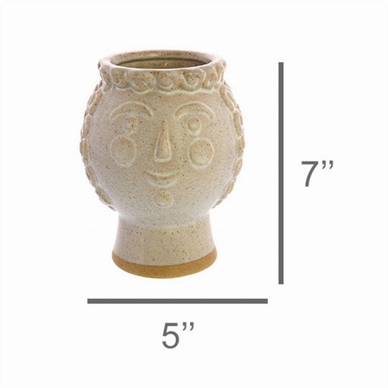 Duchess Cachepot, Ceramic - White