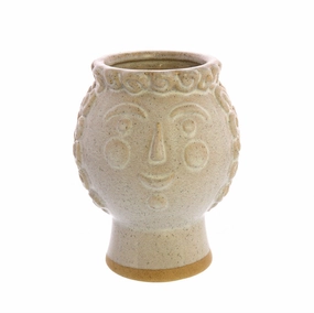 Duchess Cachepot, Ceramic - White Vase,Ceramic Vase