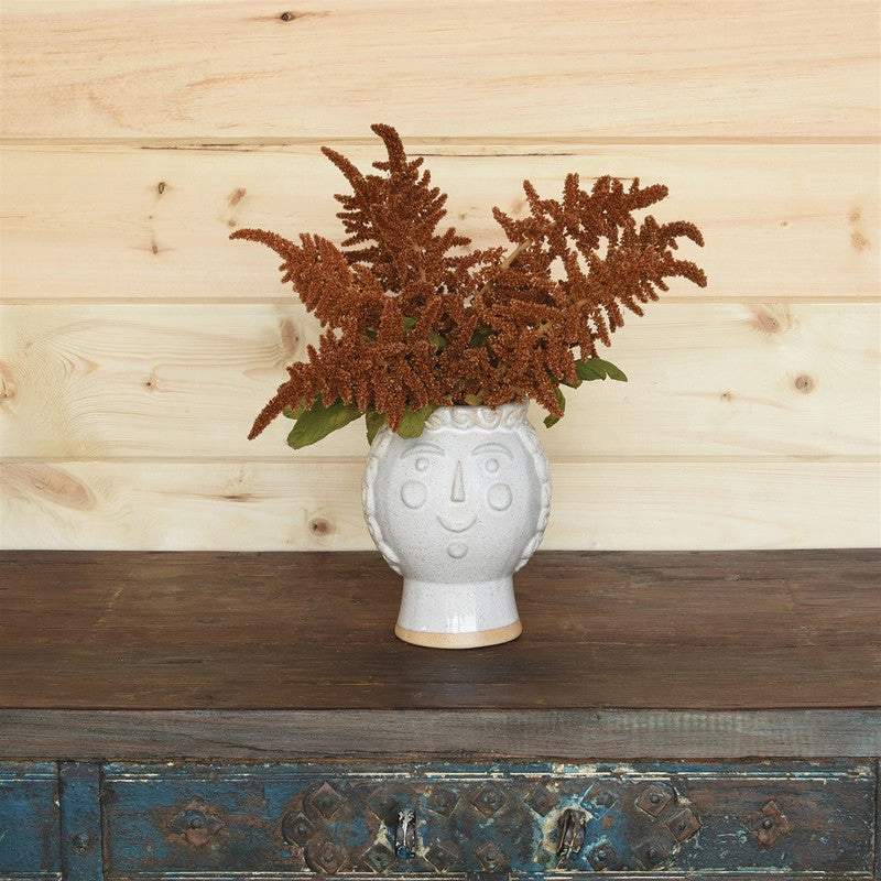 Duchess Cachepot, Ceramic - White