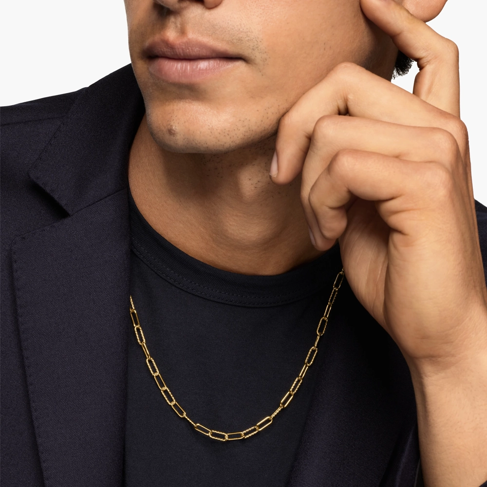 DY Madison Chain Necklace 18K Yellow Gold, 4mm