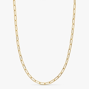 DY Madison Chain Necklace 18K Yellow Gold, 4mm