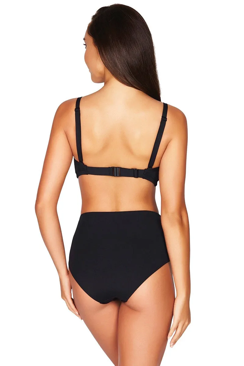 Eco Twist Front DD/E Bra Black