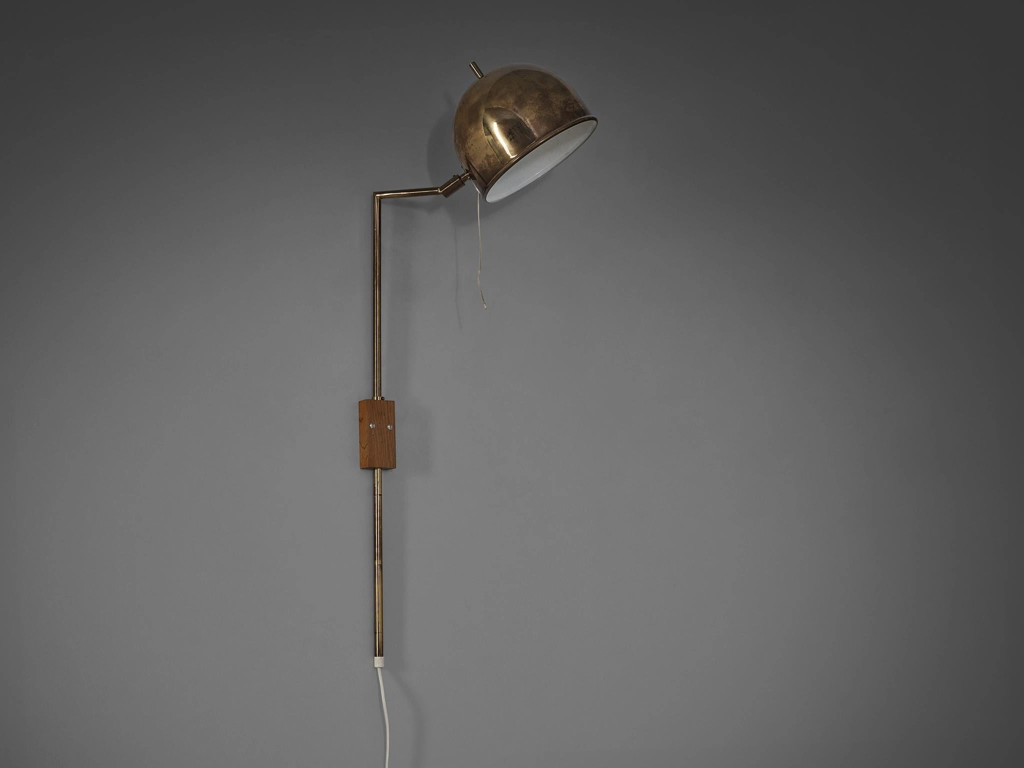 Eje Ahlgren for Bergboms 'V-75' Wall Light in Brass