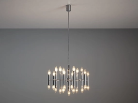 Elegant Chandelier in Chrome Knife Set,Kitchen Knives