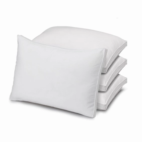 Ella Jayne Gusseted Soft Plush Down Alternative Stomach Sleeper Pillow, Set of 4 pillows,bed pillow,sleeping cushion
