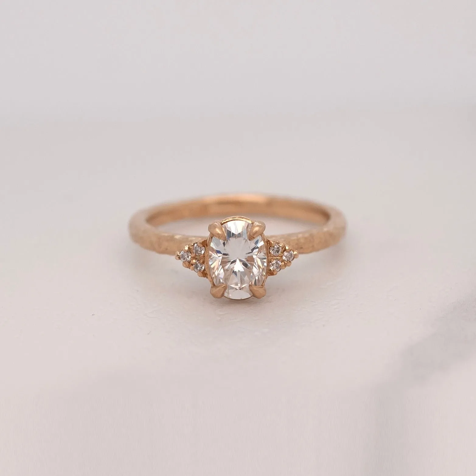 'Eloise' Gold & Moissanite Ring