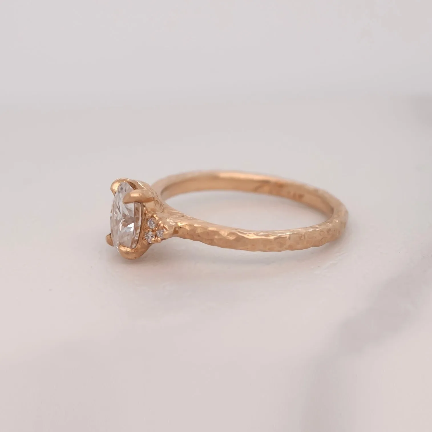'Eloise' Gold & Moissanite Ring
