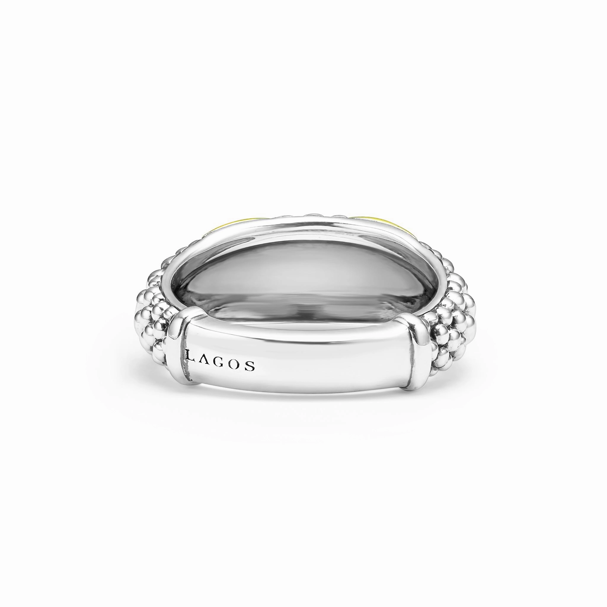 Embrace Two-Tone X Caviar Ring