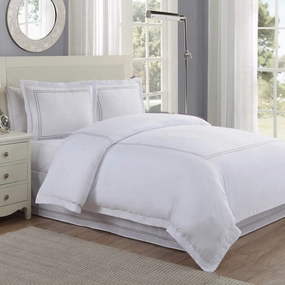 Embroidered Barrata Stitched 2-pack Shams pillowcases,cotton pillow covers,bed linen