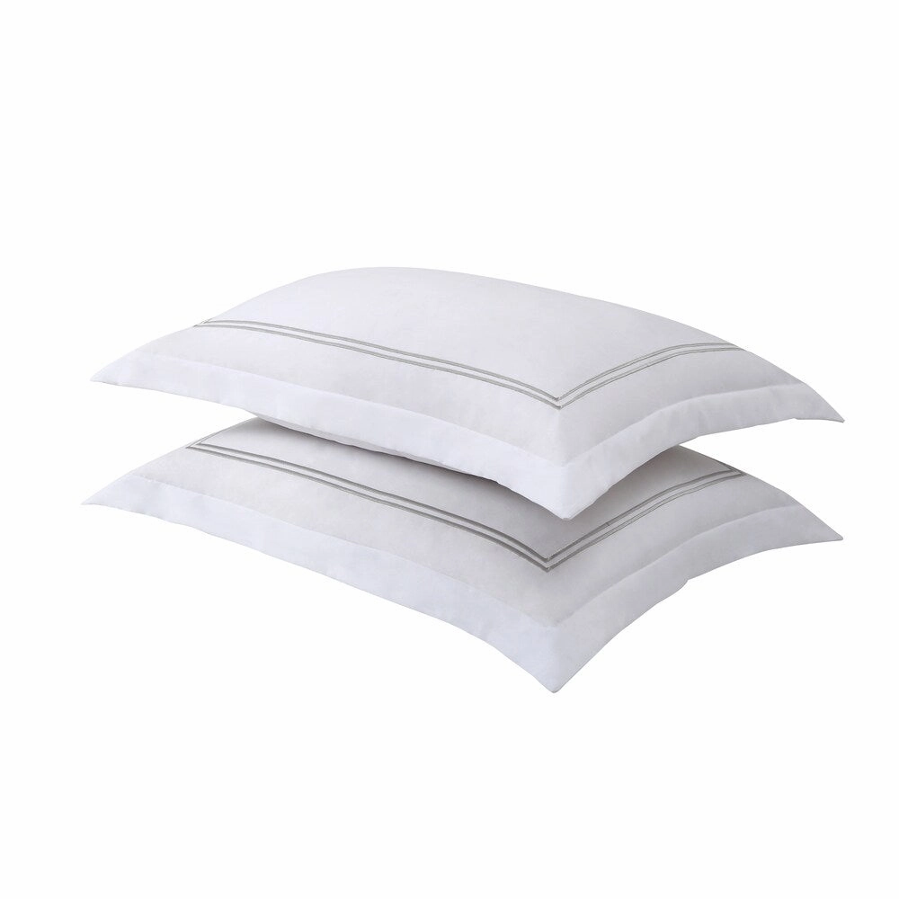 Embroidered Barrata Stitched 2-pack Shams