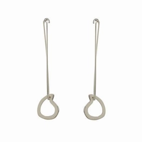 Enchanting Sterling Silver Long Earrings