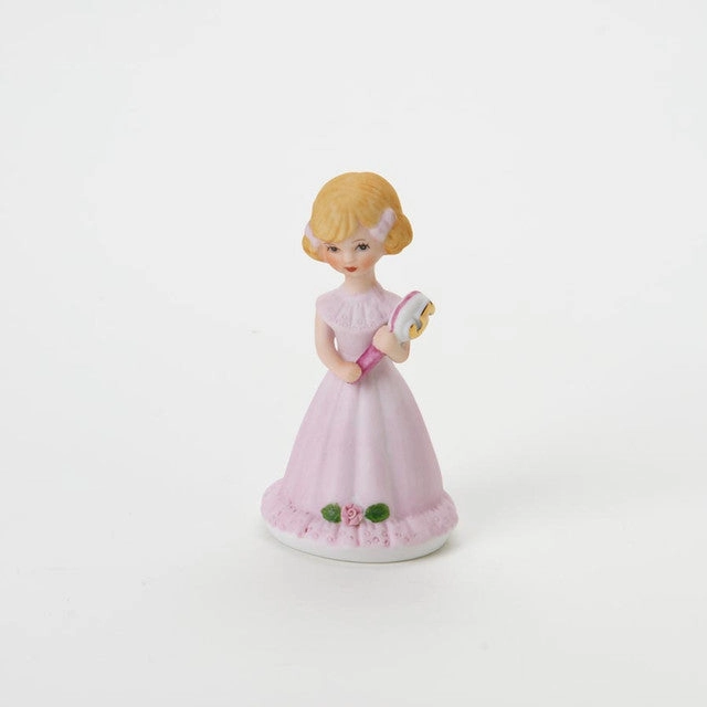 Enesco Growing Up Girls Collection Blonde Age Five 5 Figurine Decorative Mirror,Home Decor Mirror