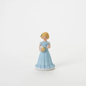 Enesco Growing Up Girls Collection Blonde Age Six 6 Figurine Decorative Mirror,Home Decor Mirror